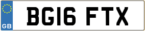 Truck License Plate